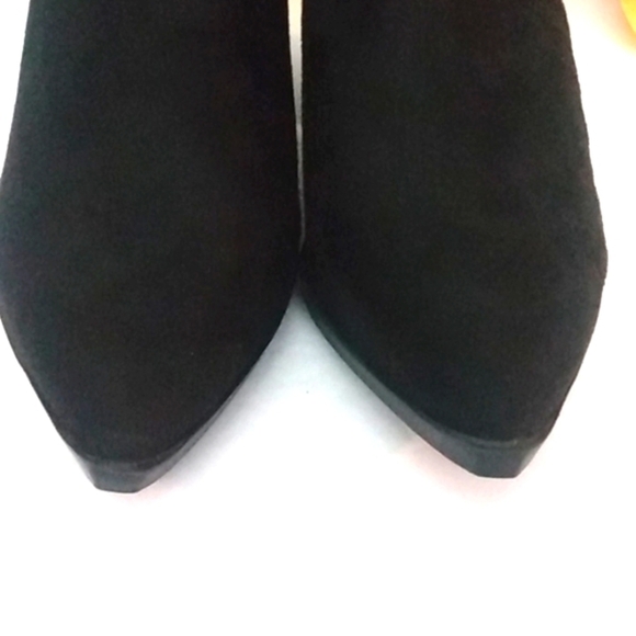 JESSICA CARLYLE LEOPARD STACKED BLOCK HEEL ANKLE BOOTIES SIZE 8.5 NWOT - Picture 6 of 11